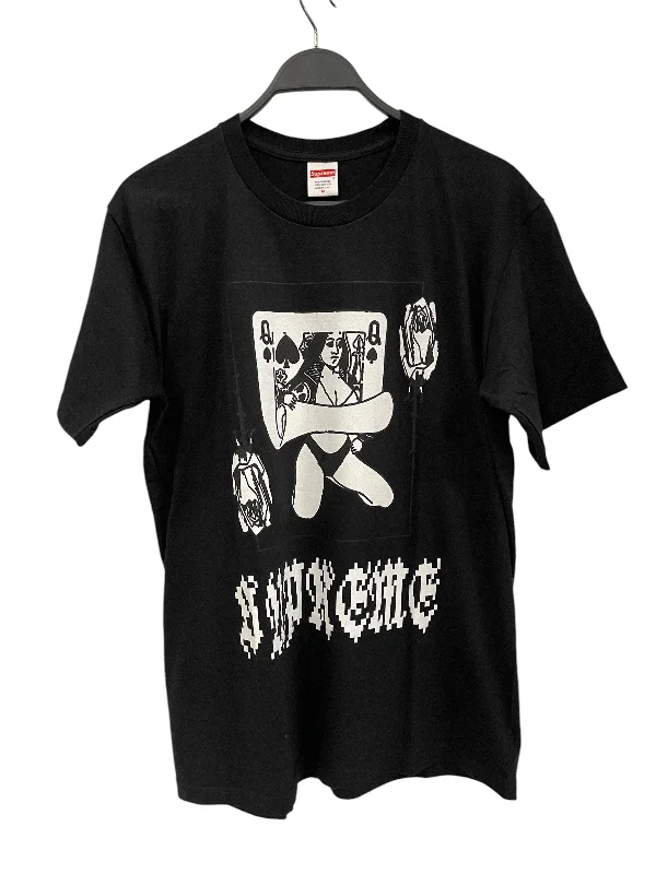 Supreme/T-Shirt/M/Cotton/BLK/QUEEN