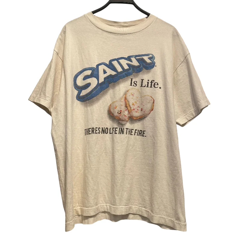 SAINT MICHAEL/T-Shirt/XL/Cotton/WHT/