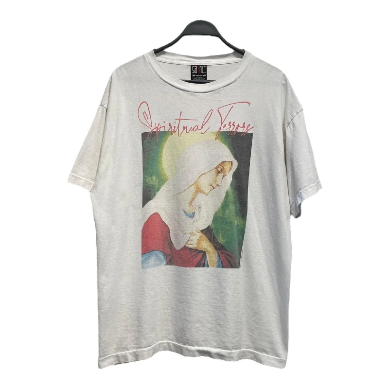 SAINT MICHAEL/T-Shirt/XL/Cotton/WHT/Graphic/SPIRITUAL MARIA