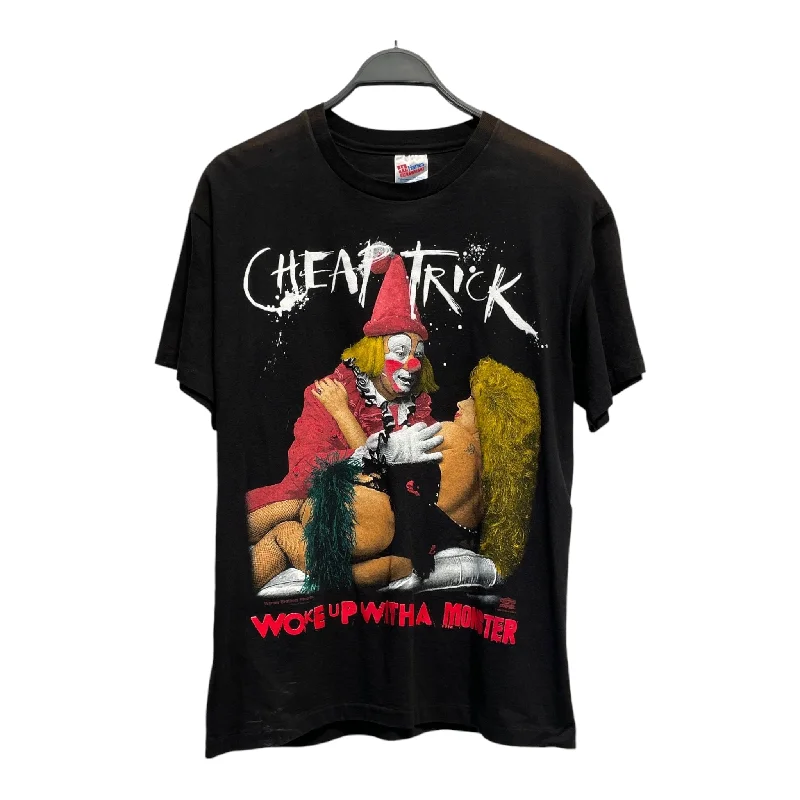 Vintage/T-Shirt/L/Cotton/BLK/Graphic/1994 CHICK TRICK