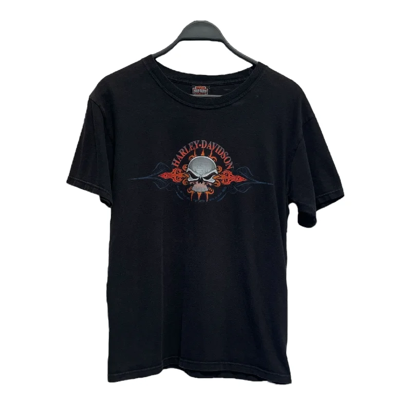 HARLEY DAVIDSON/T-Shirt/M/Cotton/BLK/Graphic/2006 CROSS ROADS