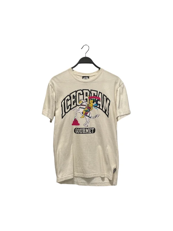 ICE CREAM/T-Shirt/S/Cotton/WHT/Knight Horse Gourmet