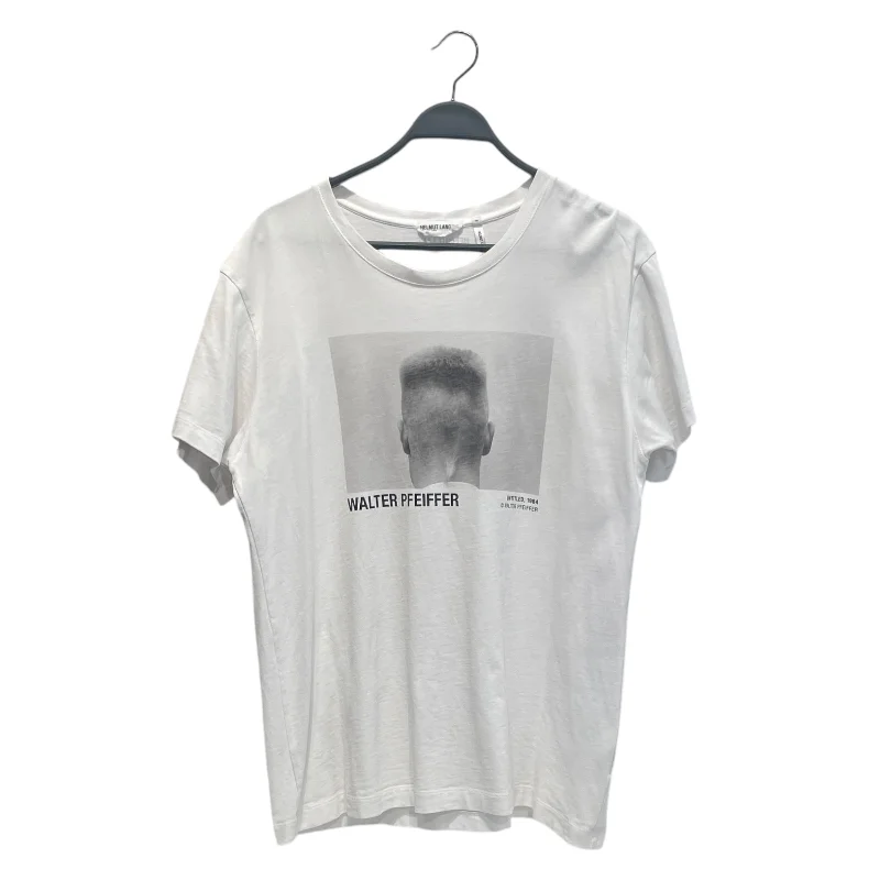 Helmut Lang/T-Shirt/XL/Cotton/WHT/Walter Pfeiffer