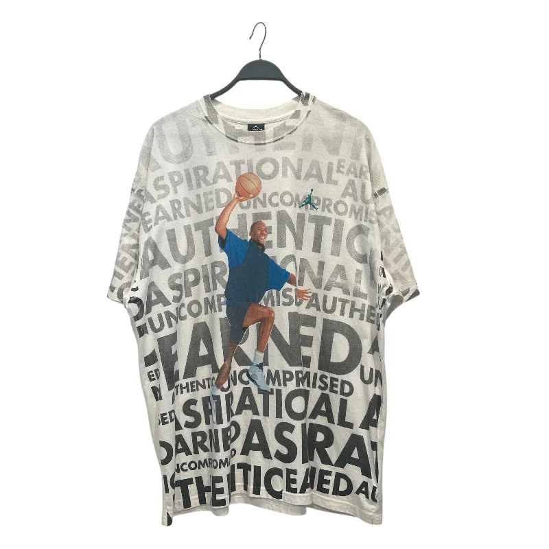 Jordan/T-Shirt/XXL/Cotton/WHT/All Over Print/VINTAGE 05/06 JORDAN