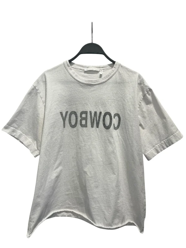 Helmut Lang/T-Shirt/M/Cotton/WHT/Cowboy