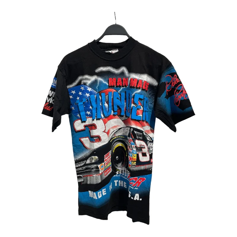 Vintage/T-Shirt/M/Cotton/BLK/Dale Earnhardt