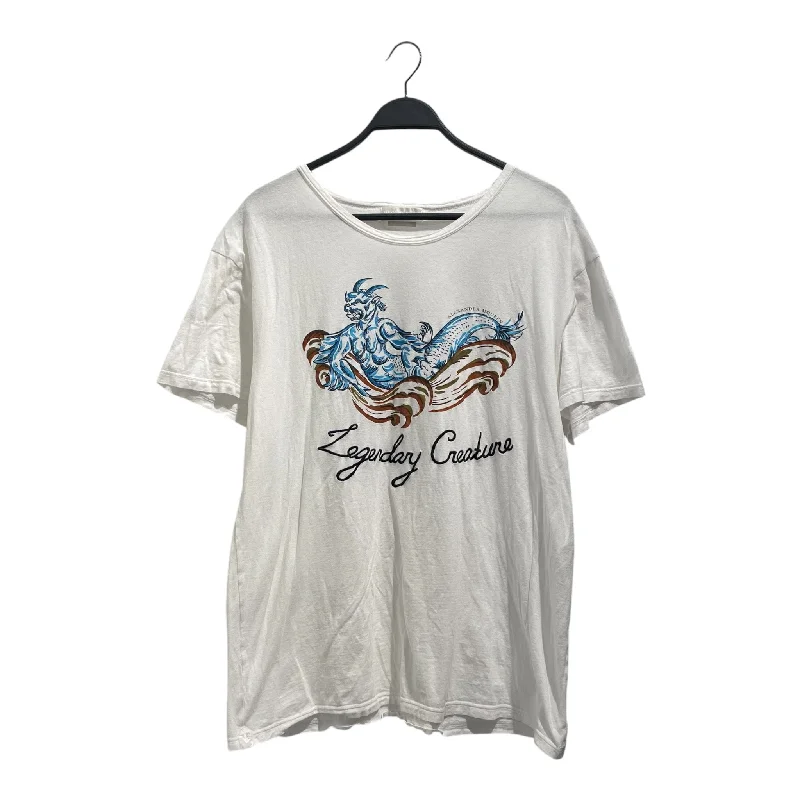 Alexander McQueen/T-Shirt/L/Cotton/WHT/Graphic/