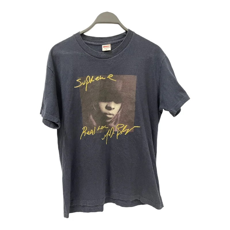 Supreme/T-Shirt/M/Cotton/NVY/Graphic/MARY J BLIGE TEE