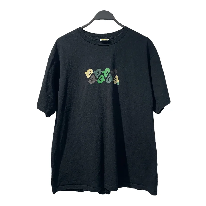 BAPE/T-Shirt/XXXL/Cotton/BLK/Camouflage/bape camo ape green