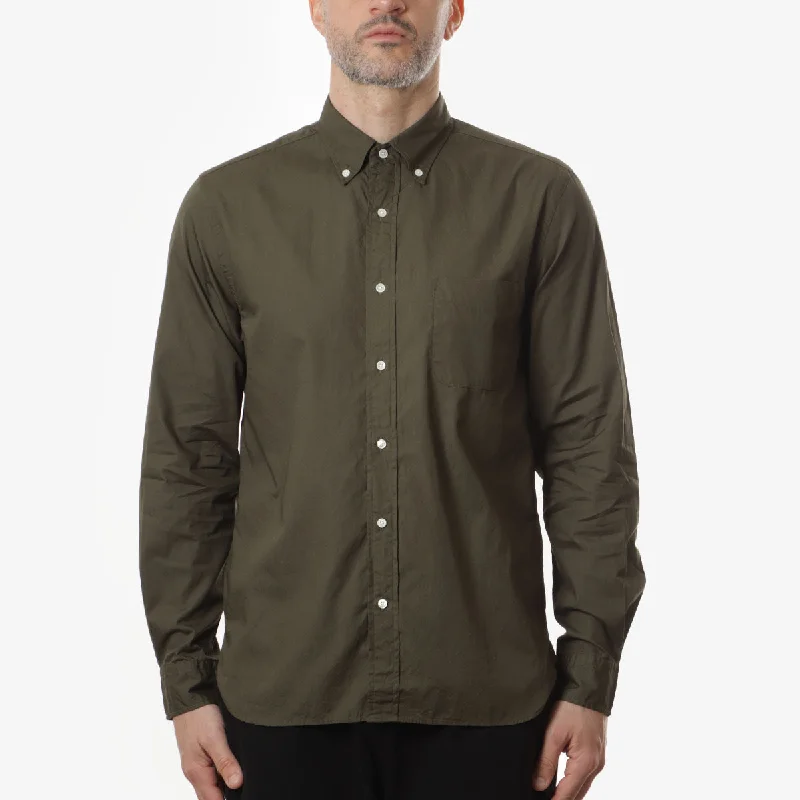 Beams Plus Button Down Colour Broad Shirt