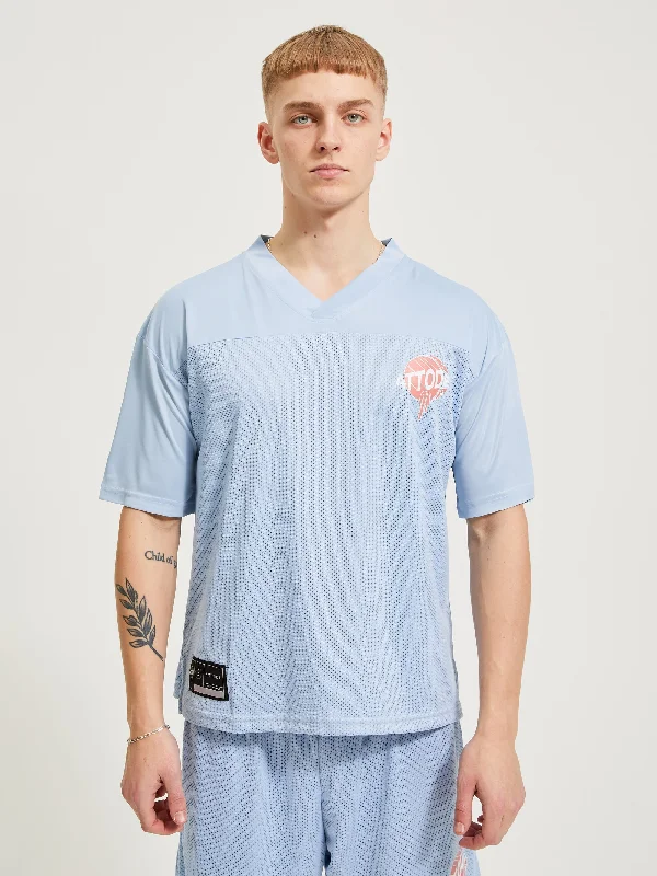 BOXY SPORTS T-SHIRT BABY BLUE