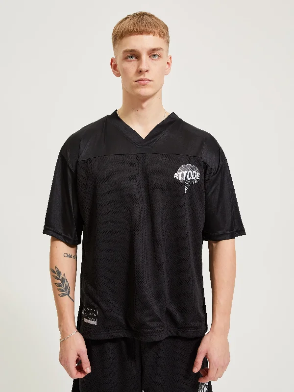 BOXY SPORTS T-SHIRT BLACK