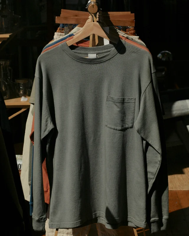 Cotton Long-sleeve T-Shirt | Oak Gall & Iron Hand-dyed