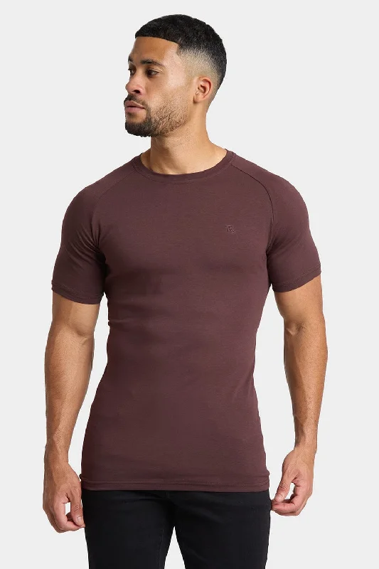 Premium Muscle Fit T-Shirt in Coffee