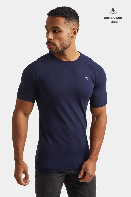 Premium Muscle Fit T-Shirt in True Navy