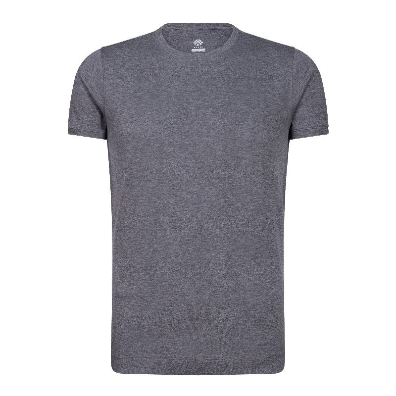 FRADI Short Sleeve T-Shirt GREY MELANGE