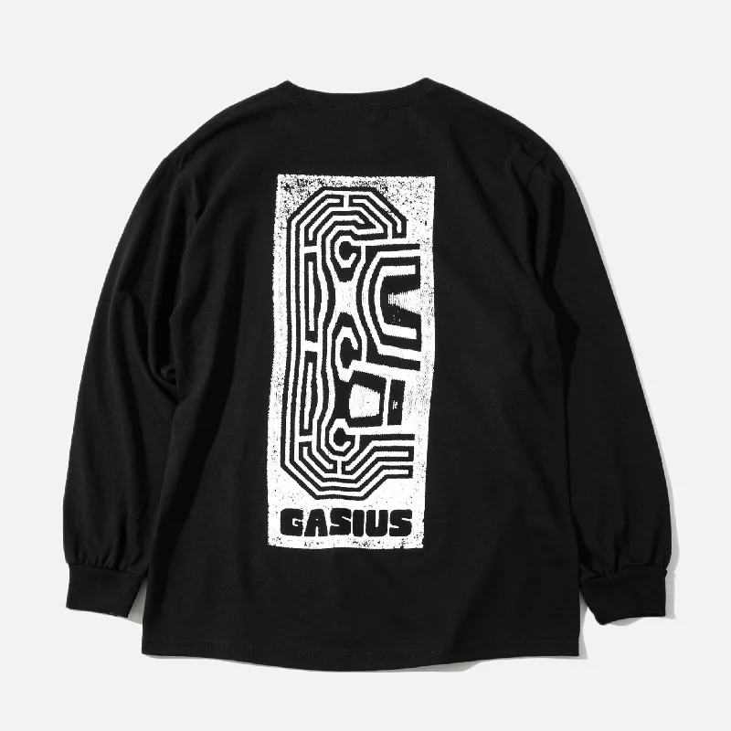 Gasius Amaze Logo long sleeve T-shirt - Black