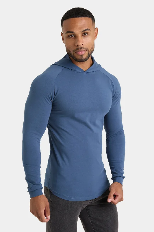 Hooded Top in Dark Teal