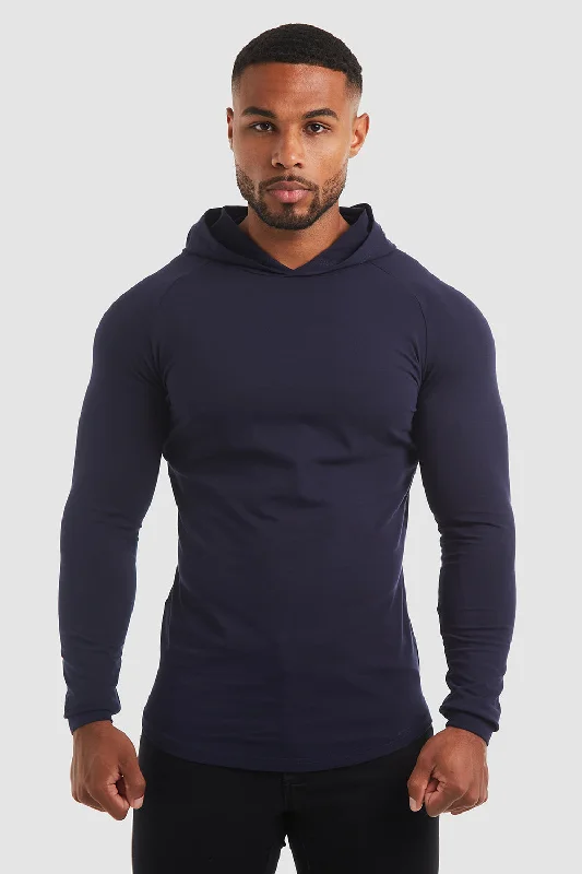 Hooded Top in True Navy