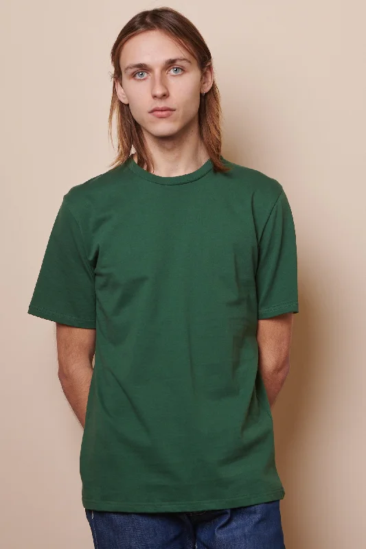 Men's Short Sleeve T Shirt Bottle Green