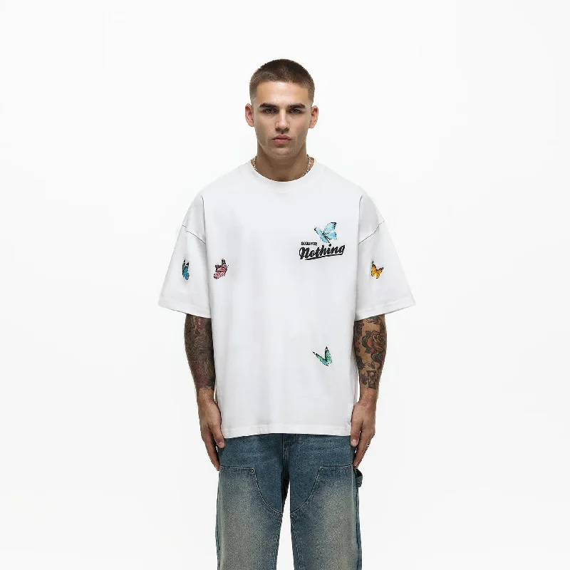 Oversized Flight White T-shirt