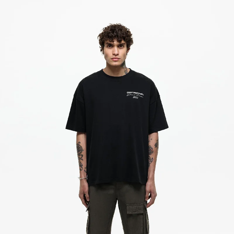 Oversized Dream Forever Black T-shirt (Final Sale)