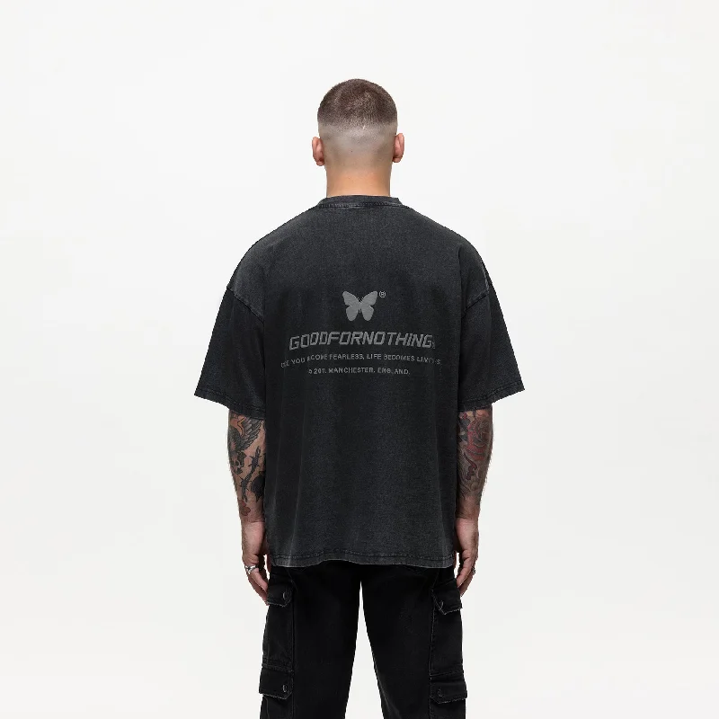 Spirit Black Washed T-shirt (Final Sale)