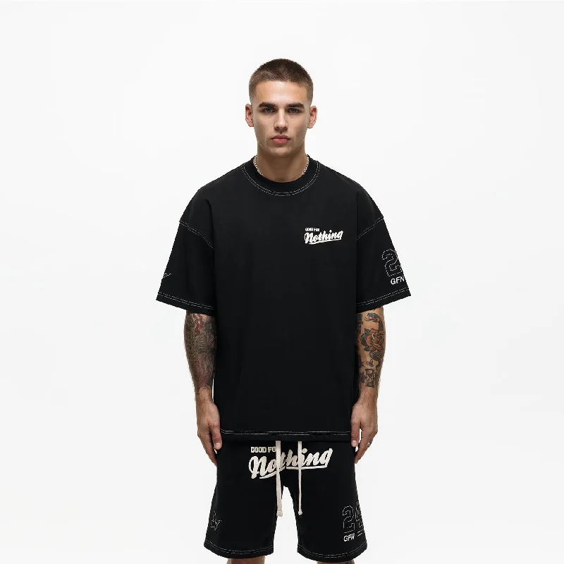 Oversized Team Black T-shirt