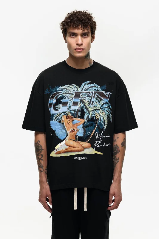 Oversized Dreamland Black T-shirt (Final Sale)