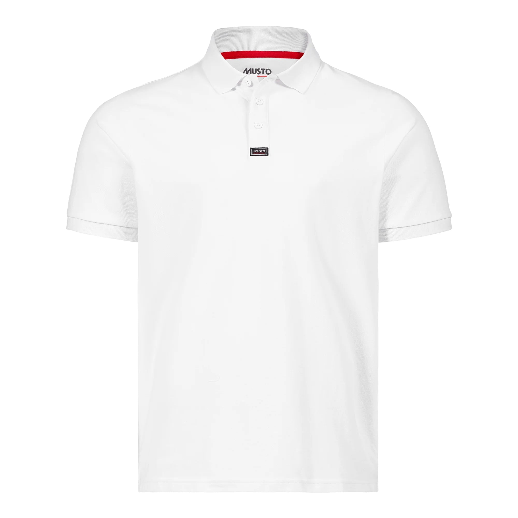 MUSTO ESS PIQUE POLO WHITE (Online only*)