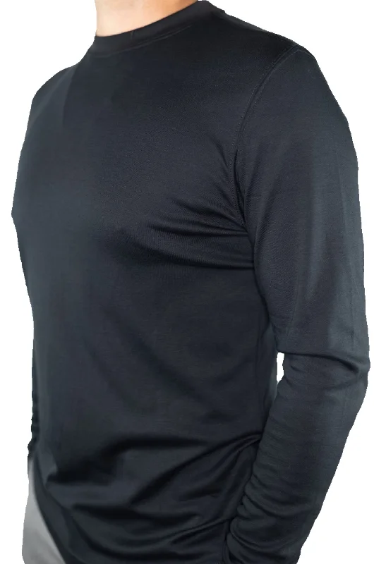 Robert Barakett Pima Cotton Long Sleeve T Shirt