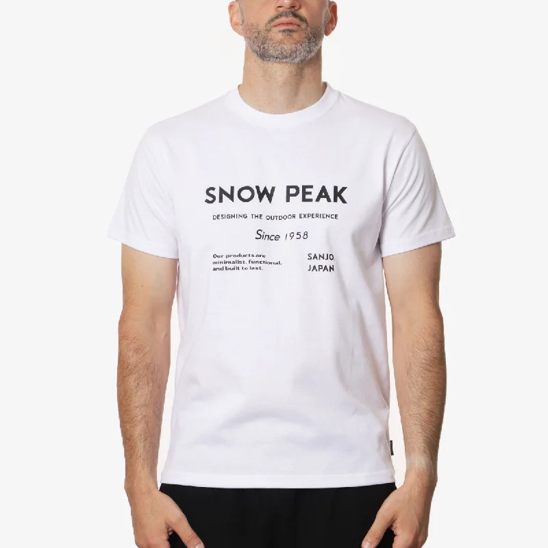 Snow Peak SP Typography T-Shirt