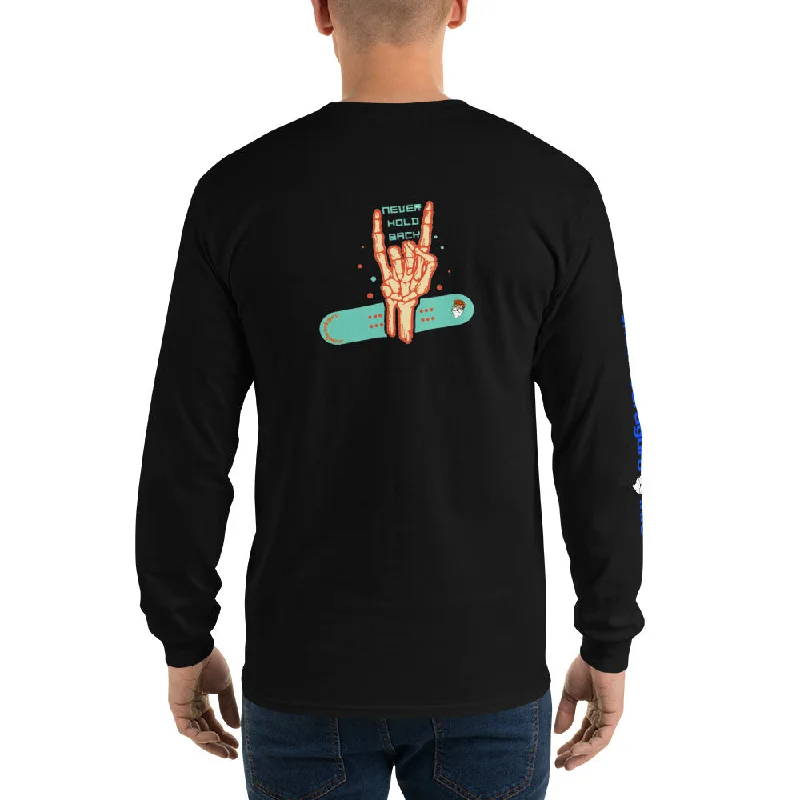 Snowboard Guru "Never Hold Back" Long Sleeve Shirt ( 3 colours ways )