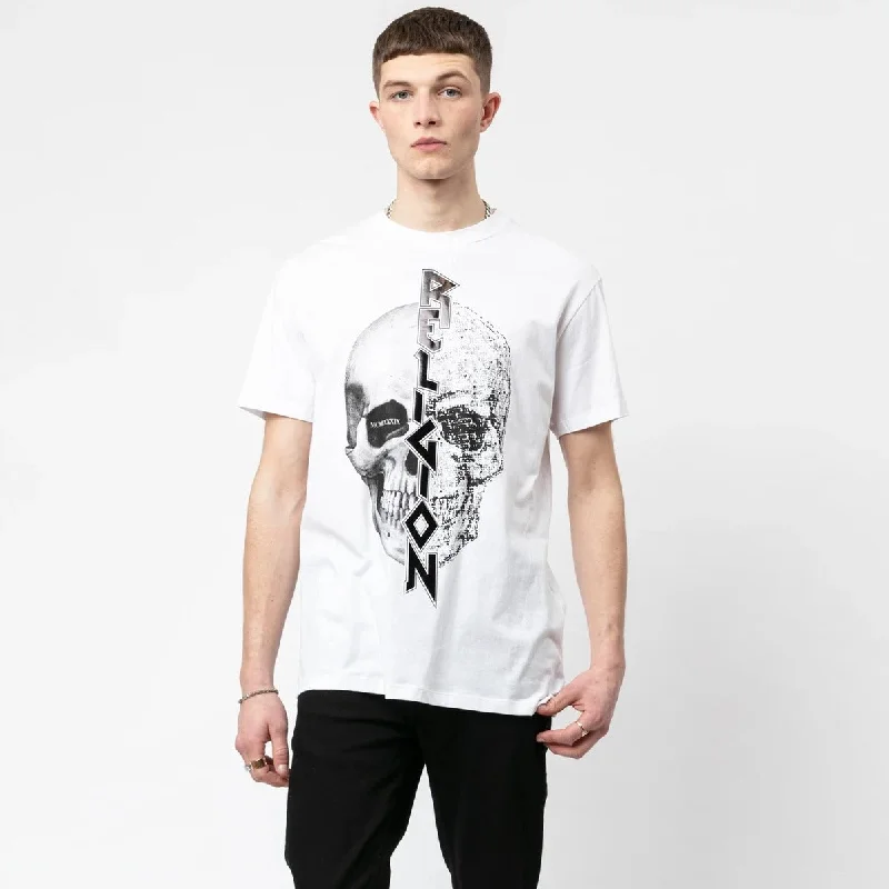 RELIGION SPLIT T-SHIRT WHITE