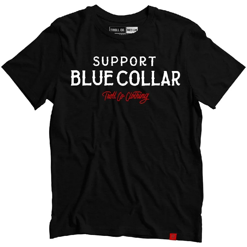 Troll Company Support Blue Collar Tee